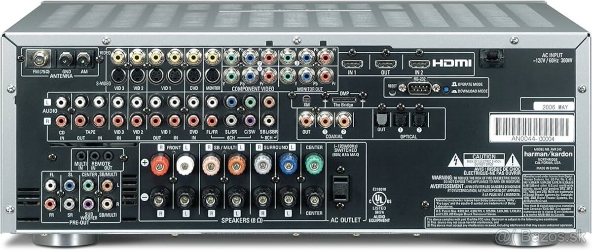 Harman Kardon AVR 245 7.1 AV receiver - 4