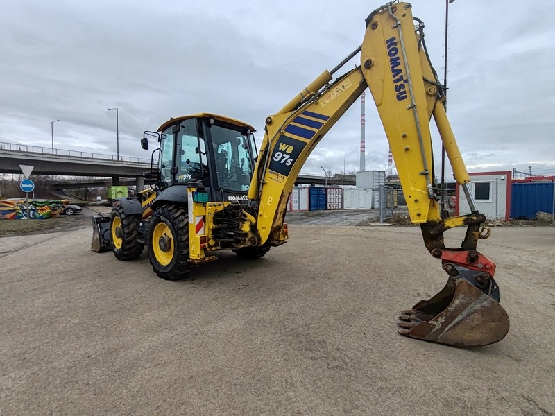 KOMATSU WB97S - 8 - Rýpadlo nakladač - 4
