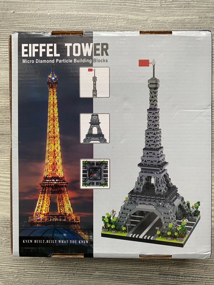 NOVÉ Stavebnice - Eiffelova věž - 3858 kostek - 4