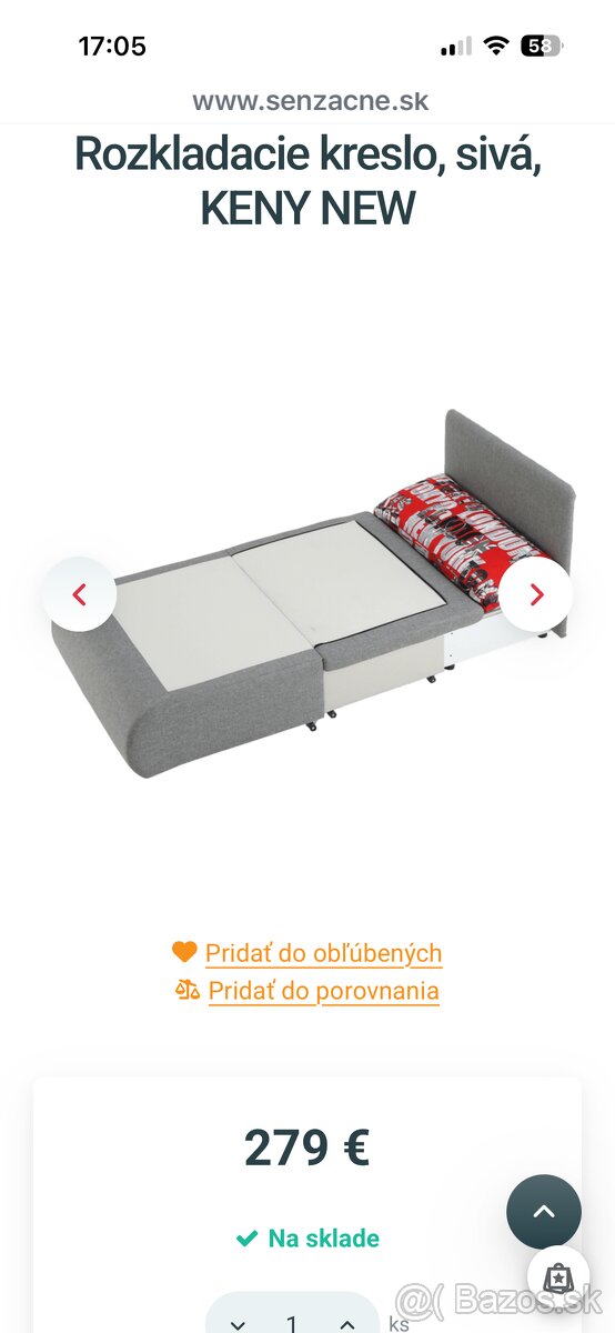 Rozkladacie kreslo - 4