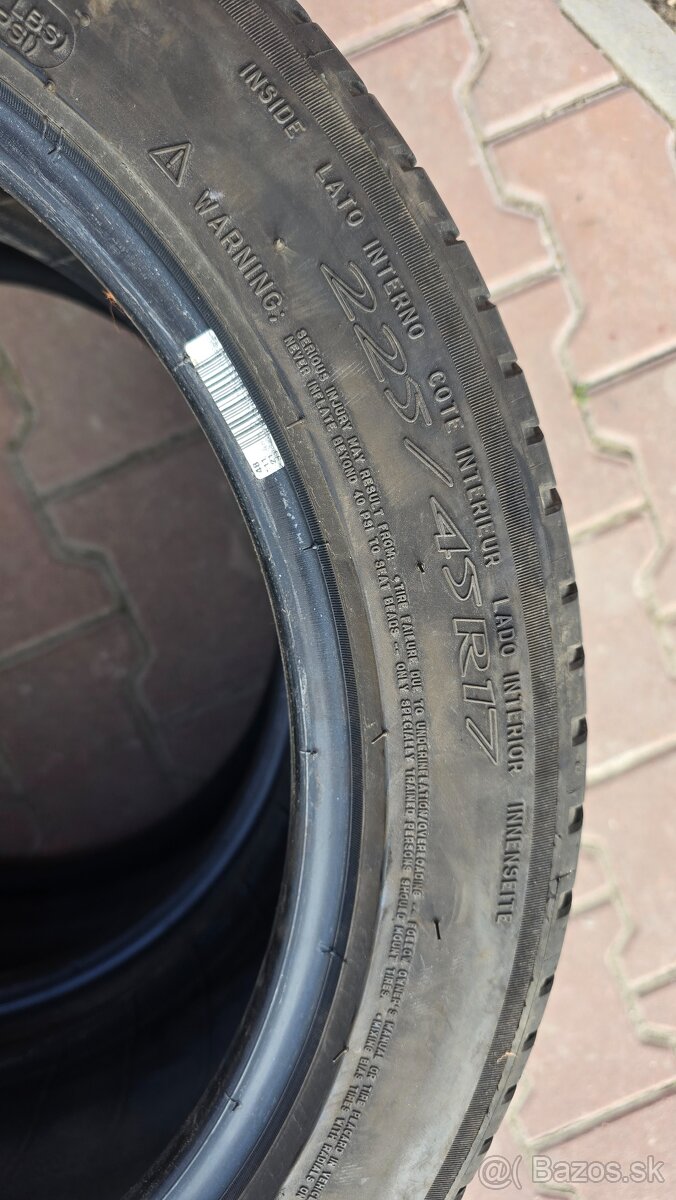 Letné pneu - Michelin Primacy 3 225/45 r17 - 4