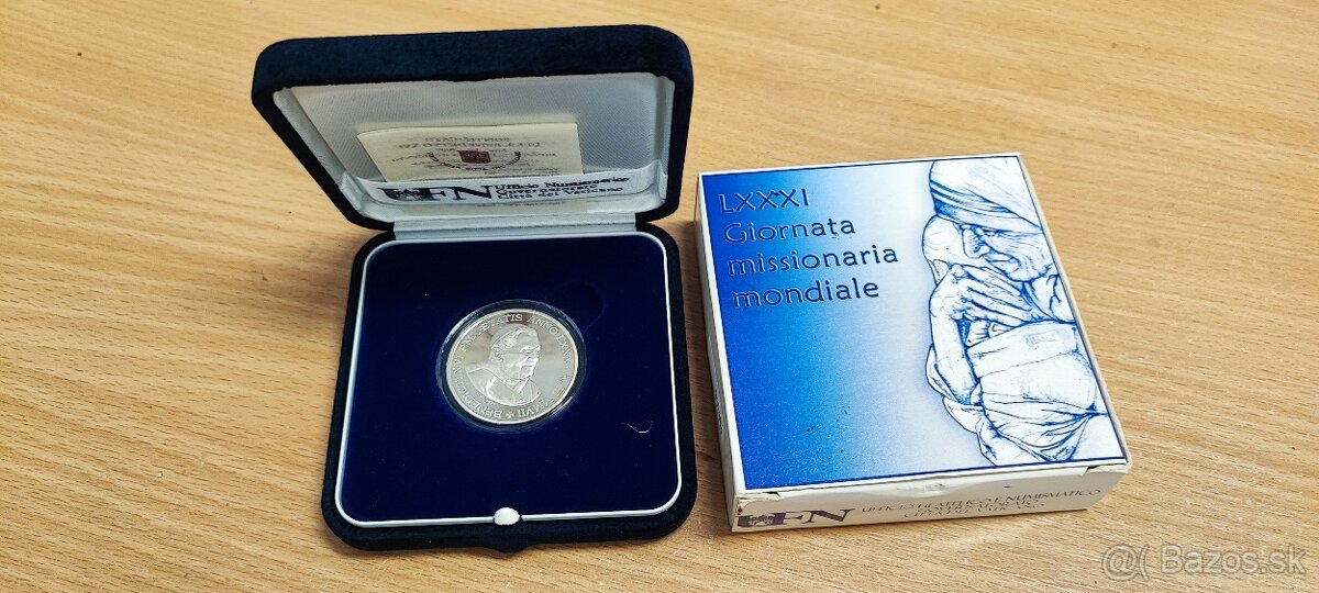 10 eurová proof vatikánska eurominca z roku 2007 - 4