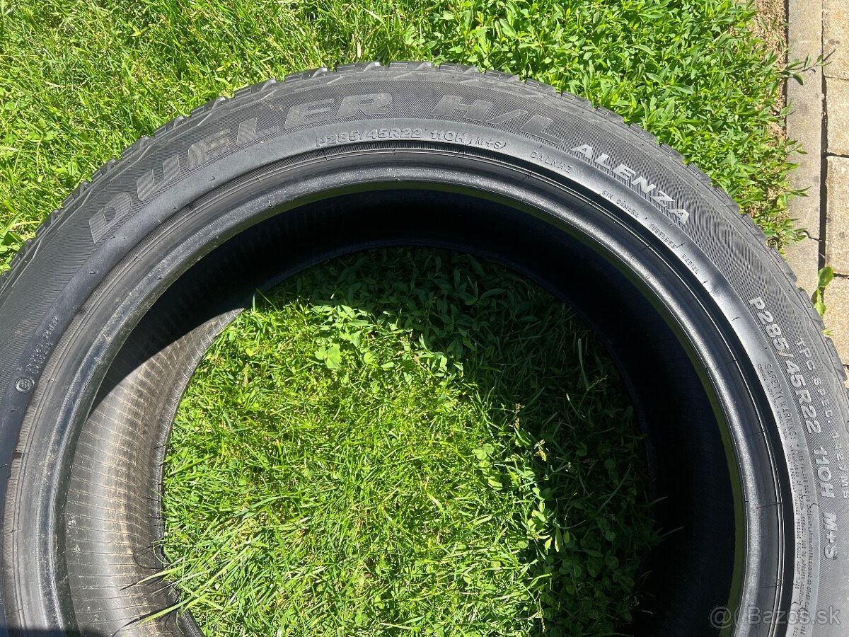 285/45 r22 letné BRIDGESTONE 110H - 4