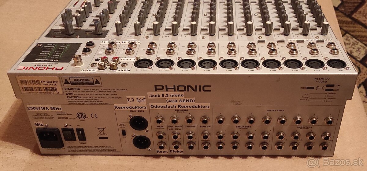 MIX-ážny pult Phonic MU2442X - 4