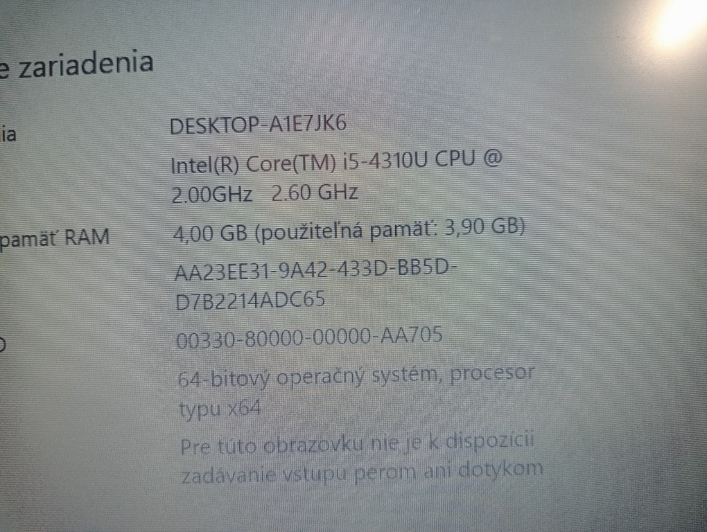 predám HP ELITEBOOK FOLIO 1040 G1 , WINDOWS 10. - 4