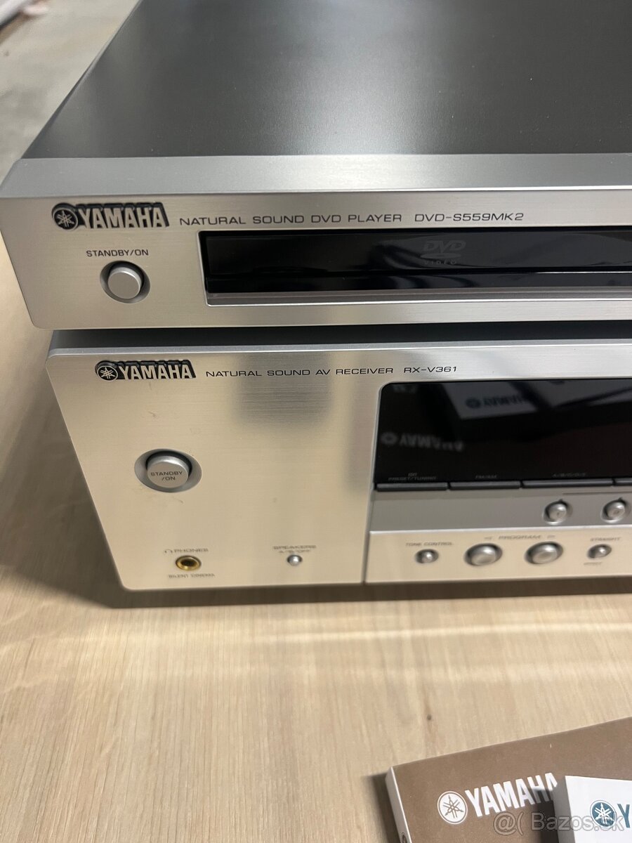 Set Yamaha AVR Receiver a DVD player - 4