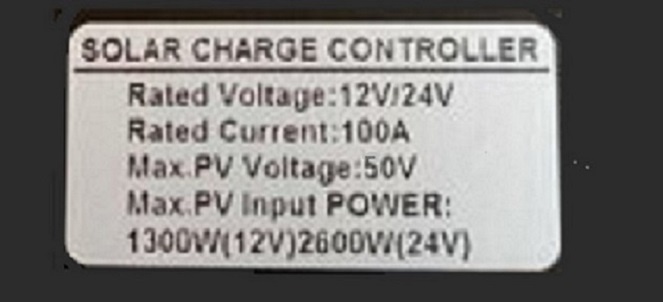 Novy Solarny regulator - 100A (do 50 Voltov) - 4