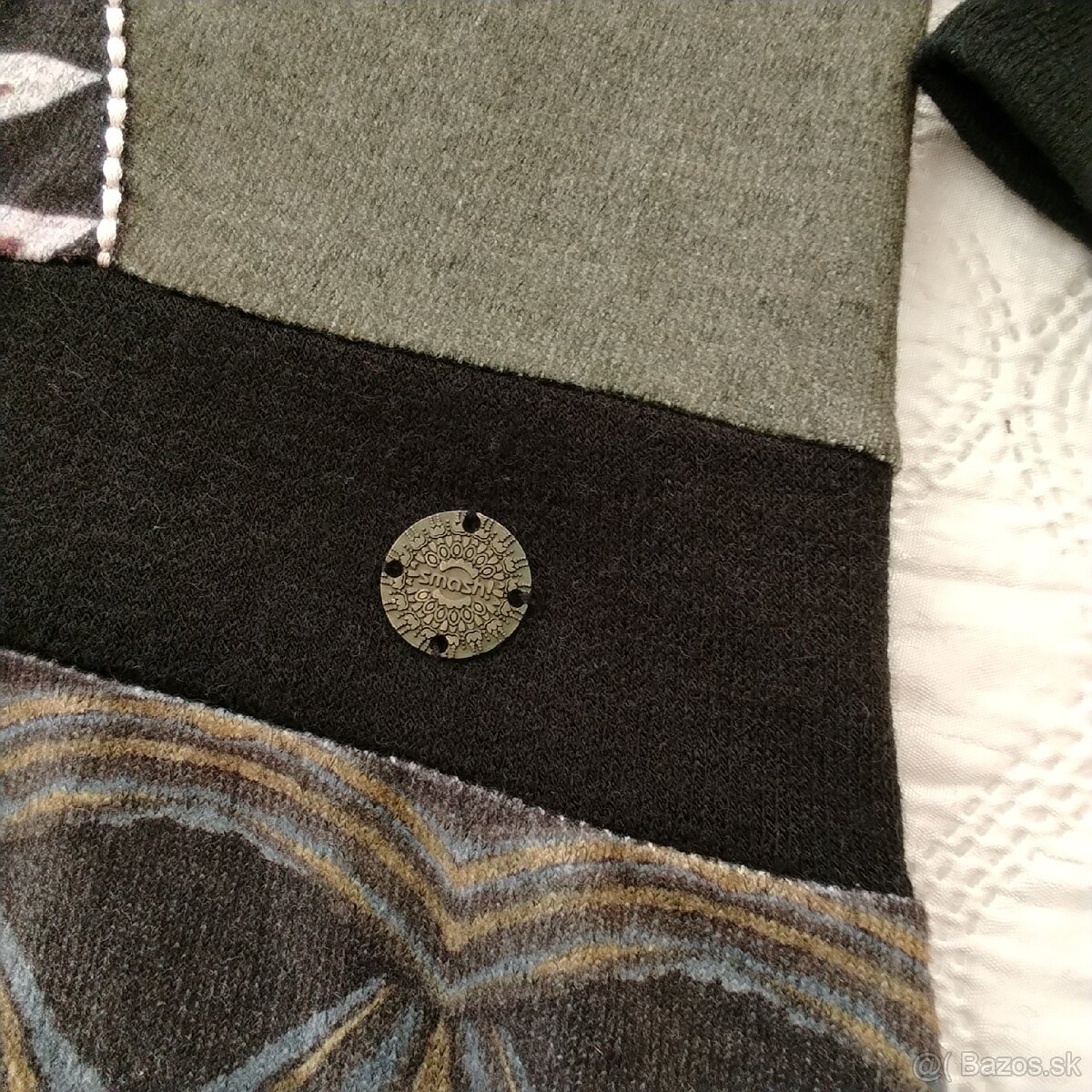 Pletené elastické šaty s dlhým rukávom, vel. L - 4