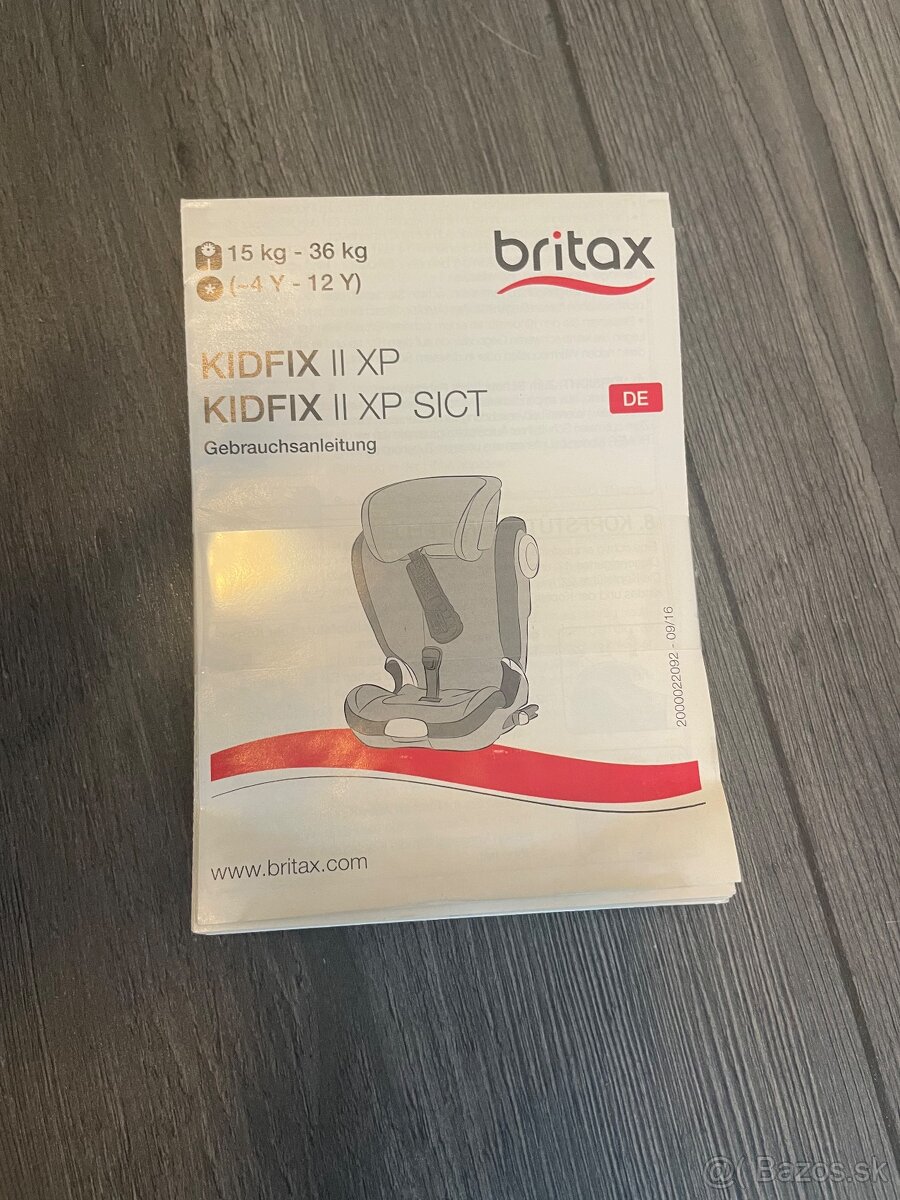 Autosedačka 15-36 kg BRITAX KINDFIX II XP SICT - 4