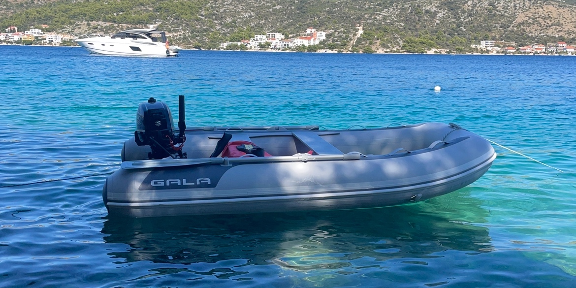 Nafukovací čln Gala F300 + motor Suzuki 5hp - 4