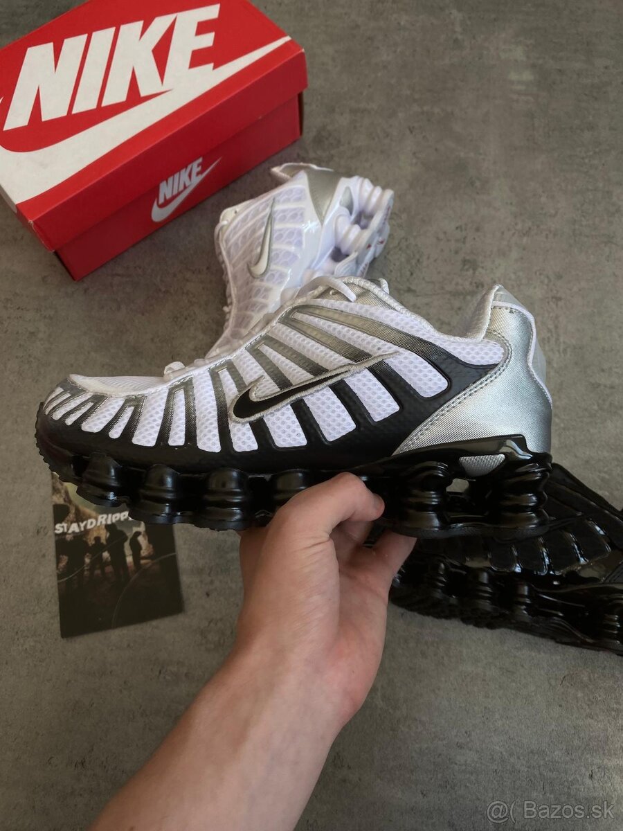 Nike Shox TL White/Panda/Black - 4