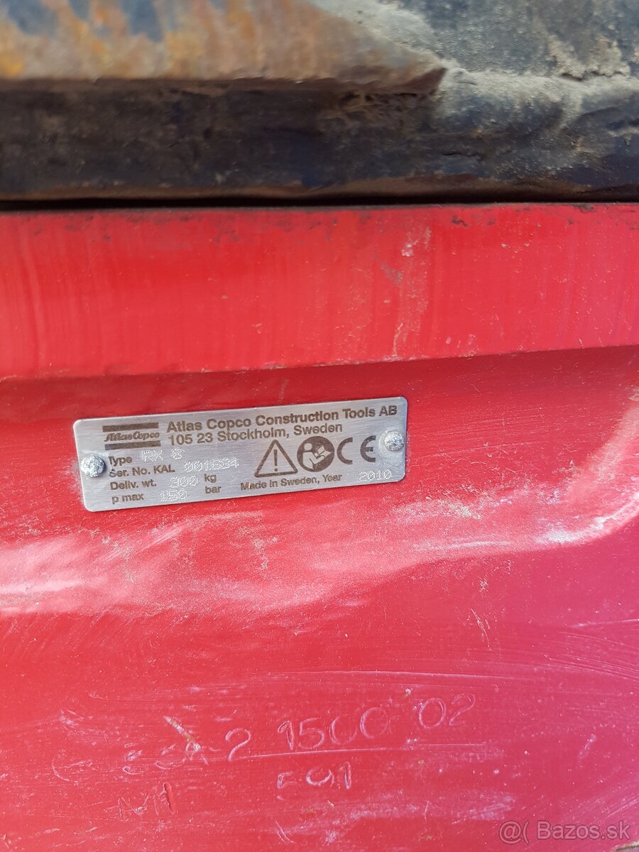 Hydraulické búracie kladivo CP RX8 + špic - 4