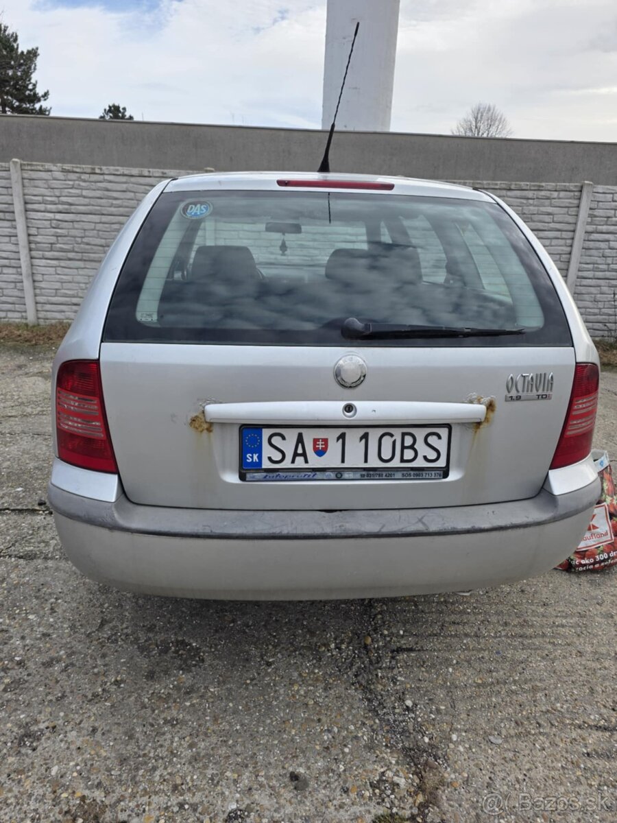 Škoda Octavia 1 combi, 1,9tdi, 81kw, rotačka - 4