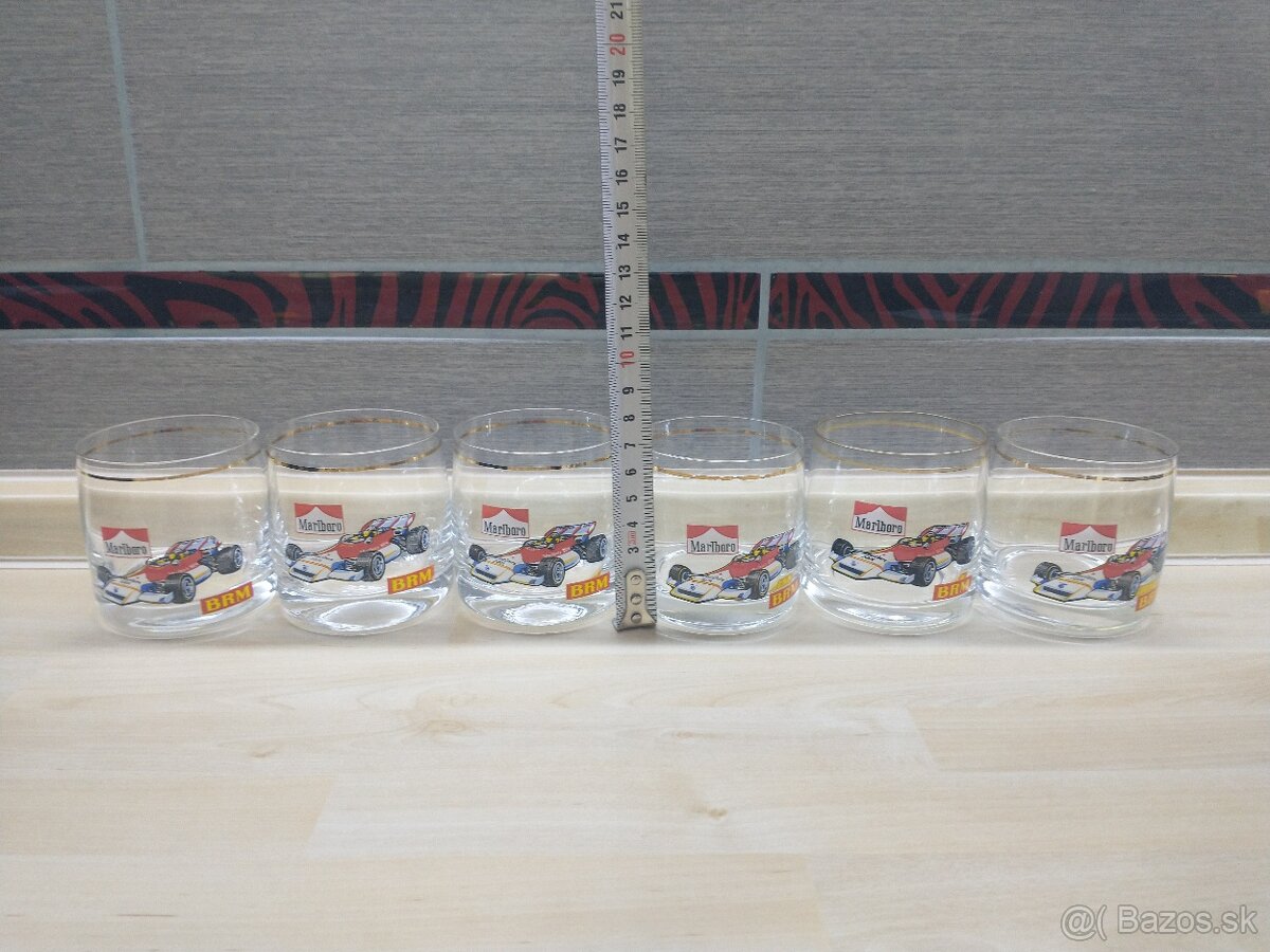 poháre formula, popolník marlboro, becherovka štamperlíky - 4