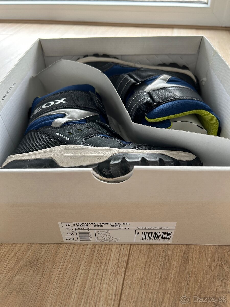 Detské chlapčenské snehule GEOX vel.35 - 4