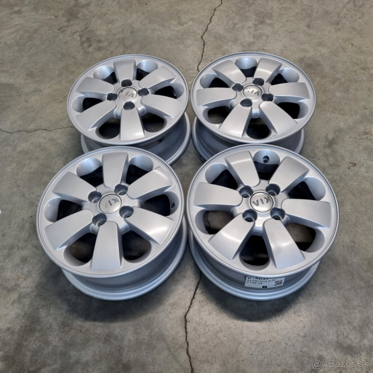 Hliníkové disky 4x100 R14 5,5J ET46 - 4
