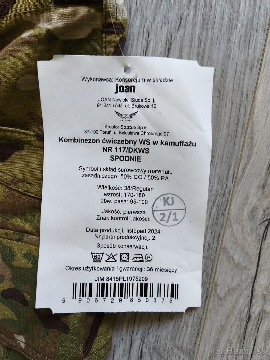 Vojenské Combat maskáče Multicam č.2 - 4