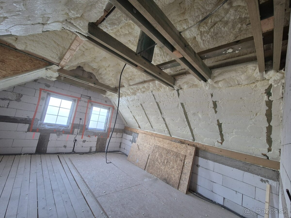 Striekané pur penové izolácie - 4