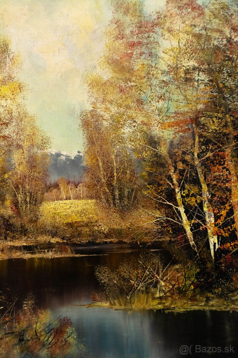 Autumn / Jeseň – olej na plátne, 90 × 60 cm - 4