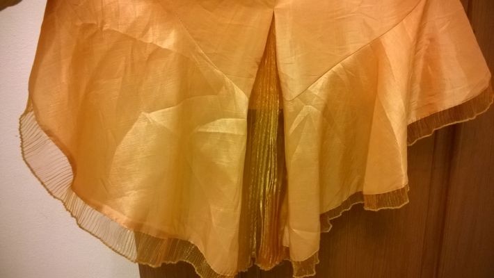 Oranžové spoločenské šaty - 4