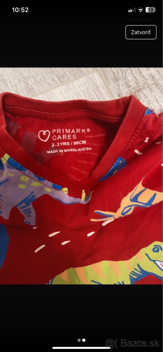 Tričko krátky rukáv, pyžamko - 4