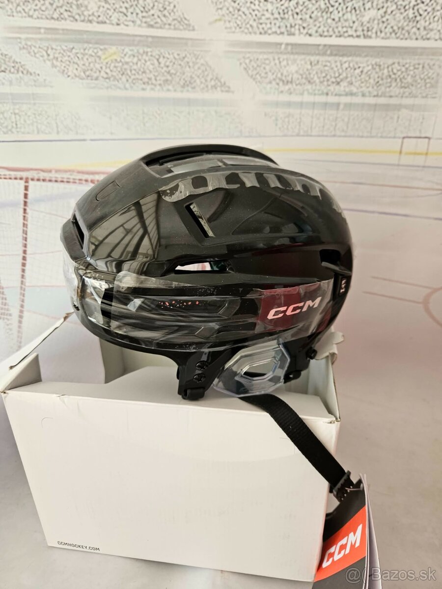 Dámska profi prilba CCM TACKS FTW - čierna M/L nová - 4