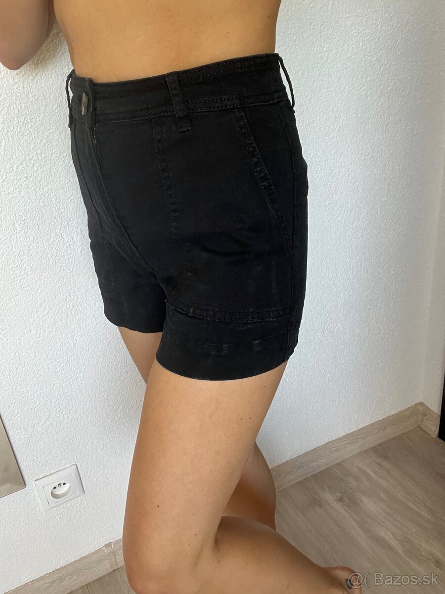 H&M dámske šortky s vysokým pásom - 4