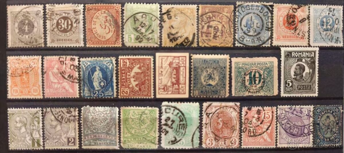 Staré známky 1 - 4