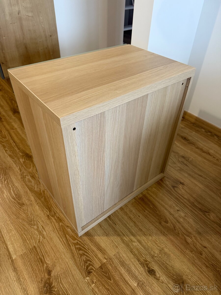 IKEA BESTÅ – rôzne skrinky a police (olivová/bledošedá) - 4