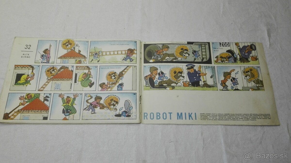 Komiks Robot Miki pro sběratele - 4