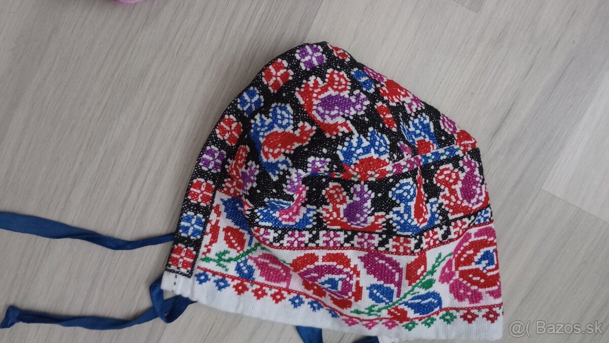 Kroj Myslava / čepiec, lajblik, oplecko, zástera - 4