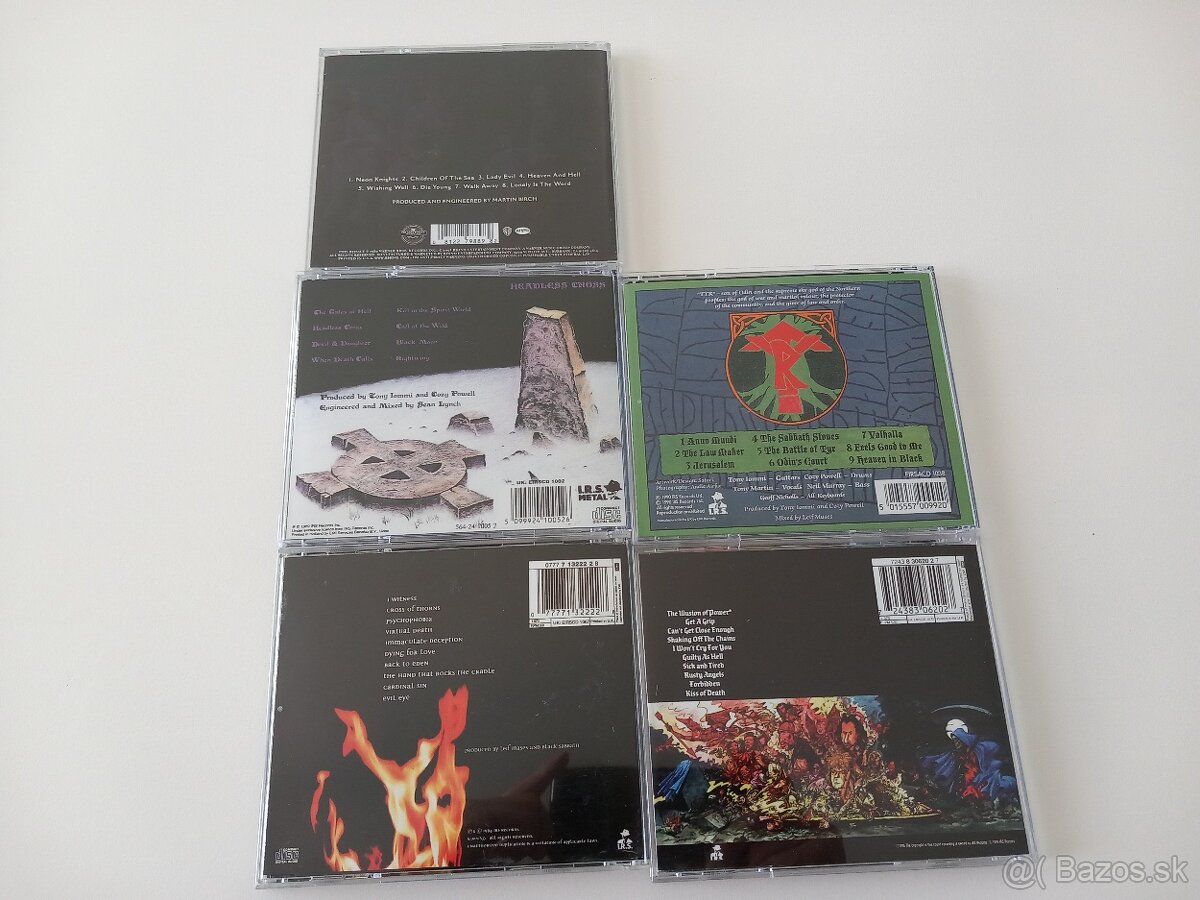 Black sabbath cd. Rockové a metalové cd. - 4