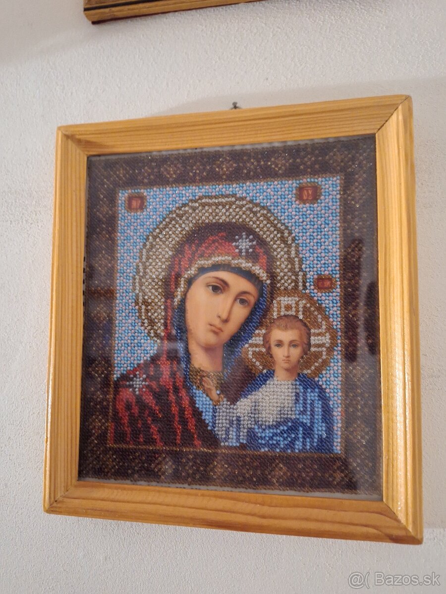 Ikona vyšitá korálkami - 4