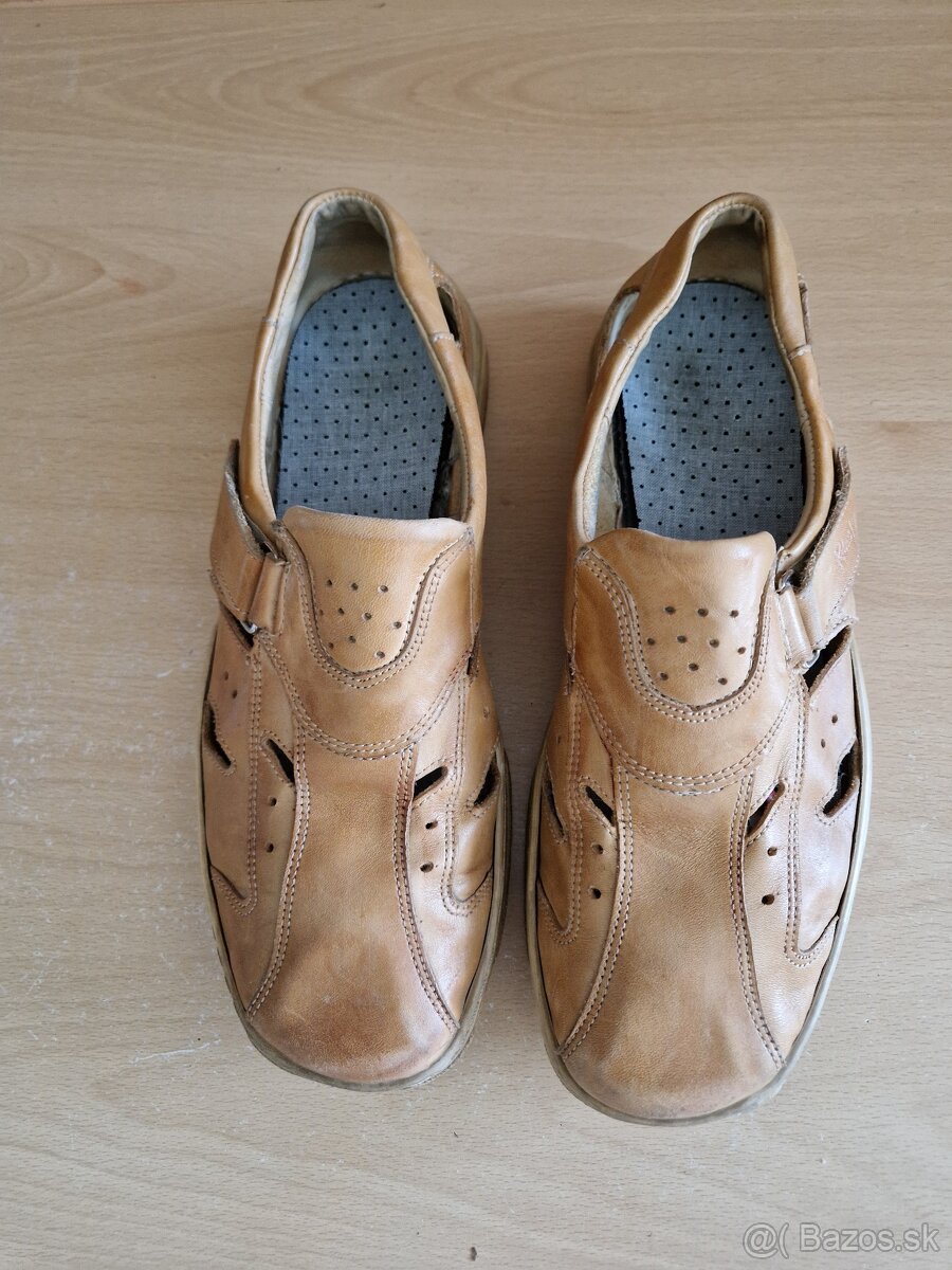 5 ks topánky pánske kožené, dĺžka 29 cm - 4