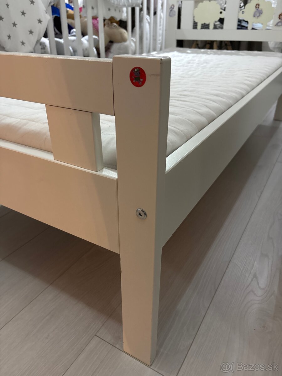 Detska postel IKEA Kritter s rostom a s matracom - 4