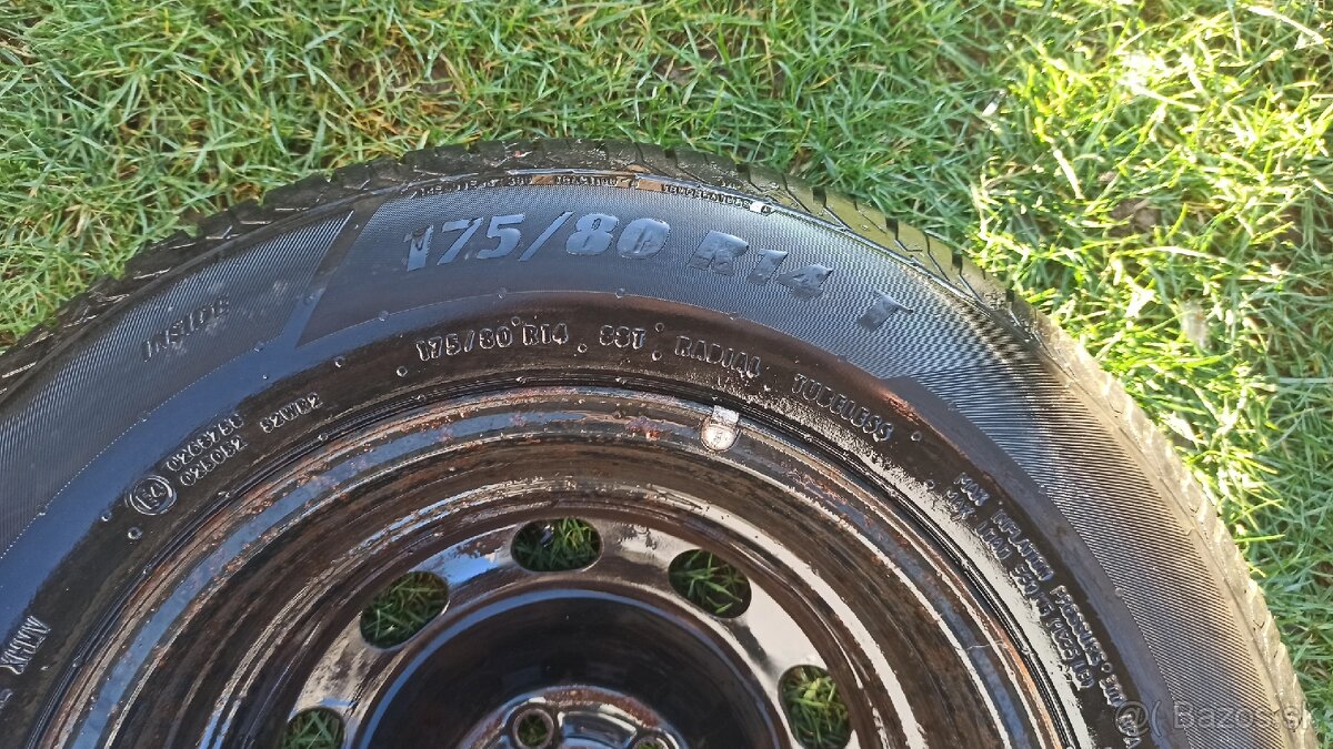 Letné pneu + disky 175x80 R14 VW group - 4