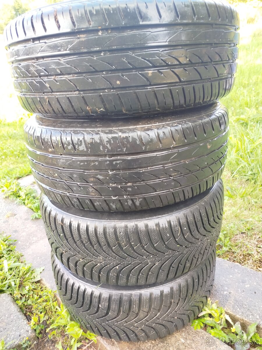 Elektrony/alu disky 15" 4x100 Pneu 195/50R15 - 4