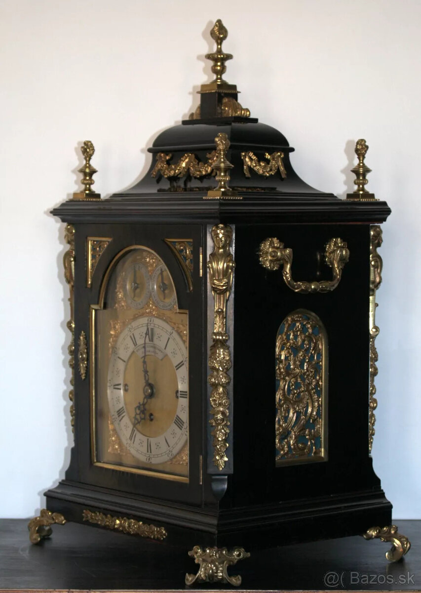 J.C. Jennens 10-zvonkové 5-gongové hodiny s držiakom - 4