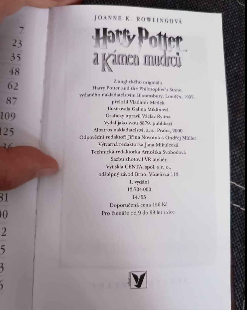 Harry Potter a Kámen Mudrců 1. vydání TOP STAV - 4