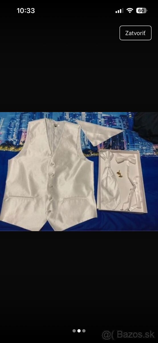 Pansky slim fit oblek 48/100 - 4