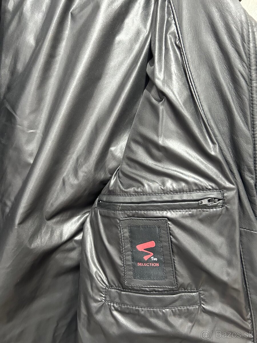 Pánska kožená bunda Two Selextion - 4