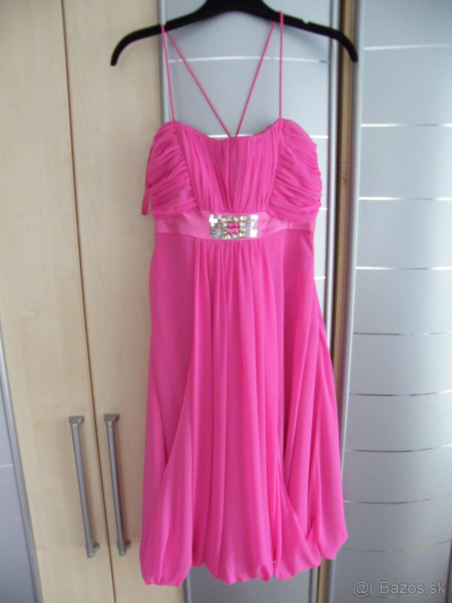 Kvalitné spoločenské šaty 36 - 38 - 4