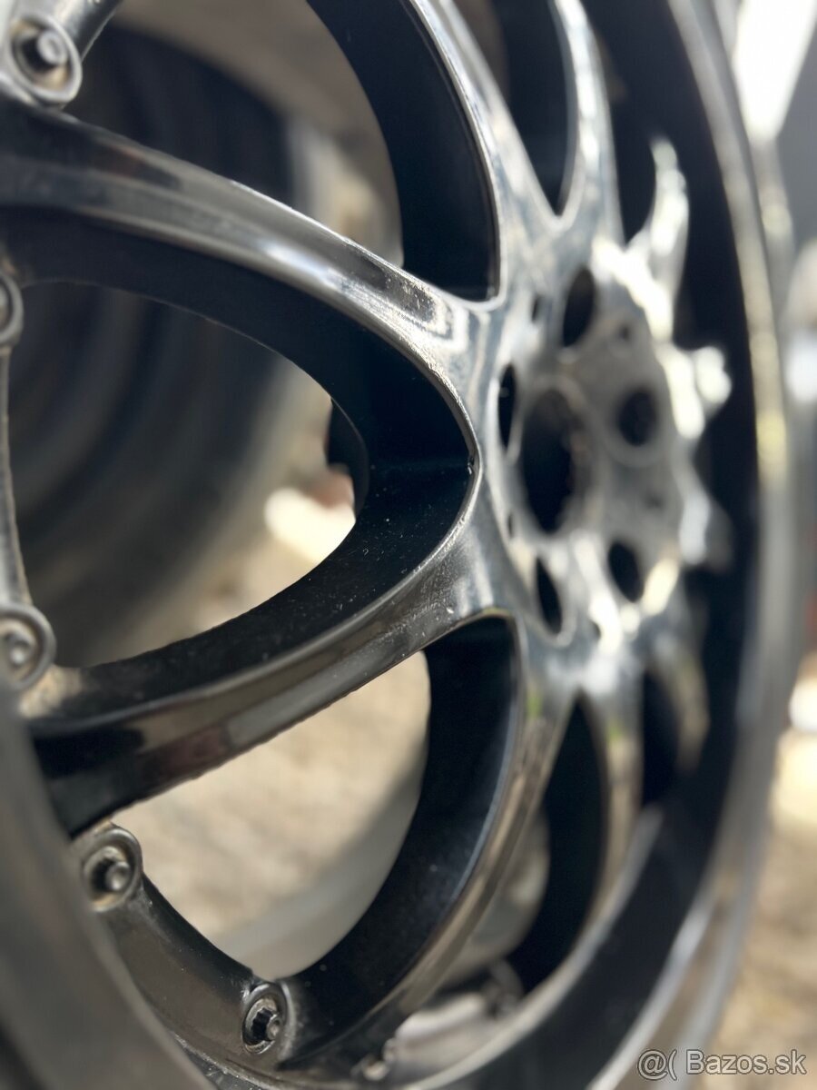 elektrony kolesá hlinikove Alu disky 5x112 r18 - 4