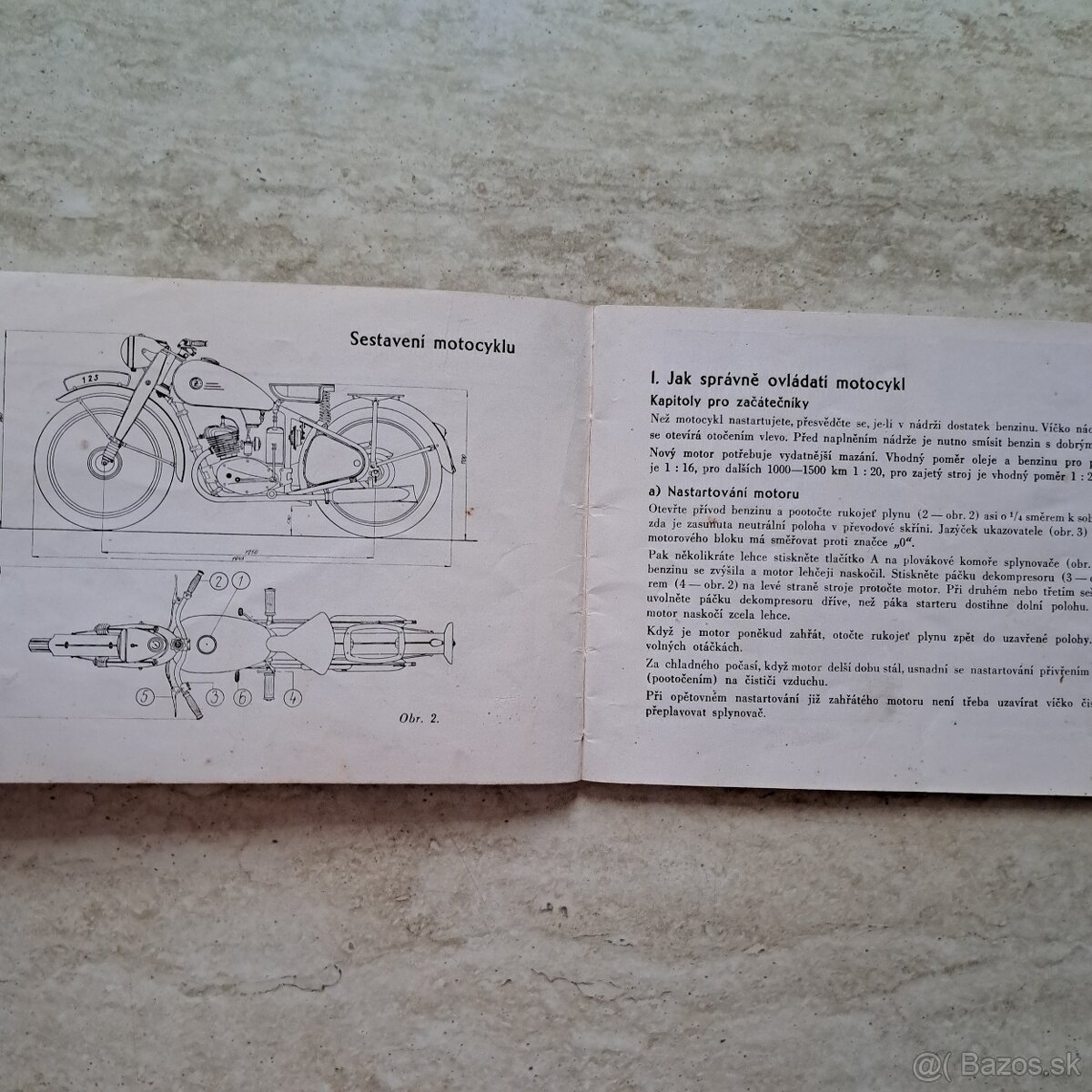 Originál príručka ČZ 125 T - 4