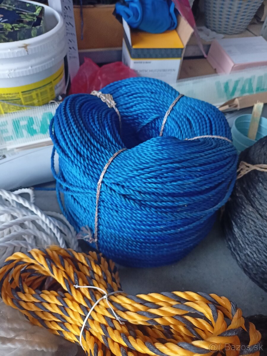 Predám laná , pevné aj tenšie , lacno - 4