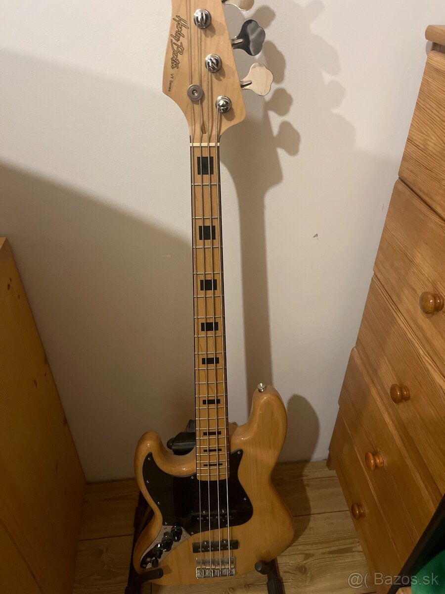 Harley Benton JB-75MN NA Vintage Series – ľavácka basgitara - 4