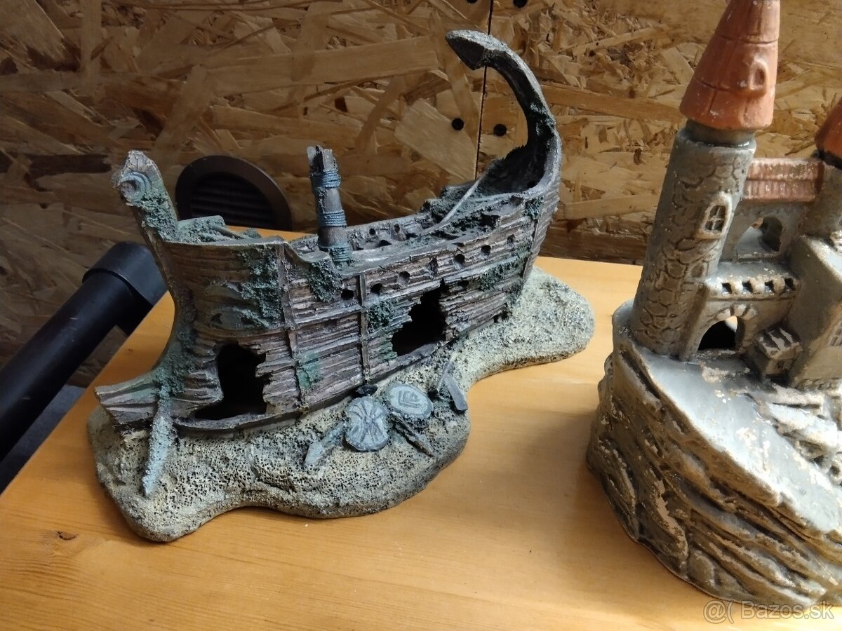 Dekorácie do akvárií - veľké - 4