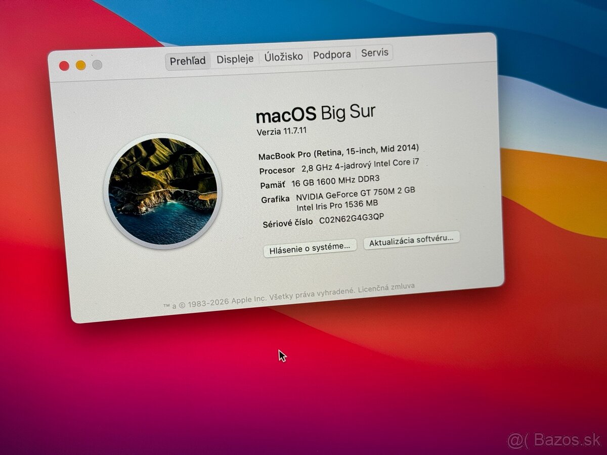 Apple Macbook Pro 15" (a1398) Early 2014, i7, 16gb, 512GB - 4