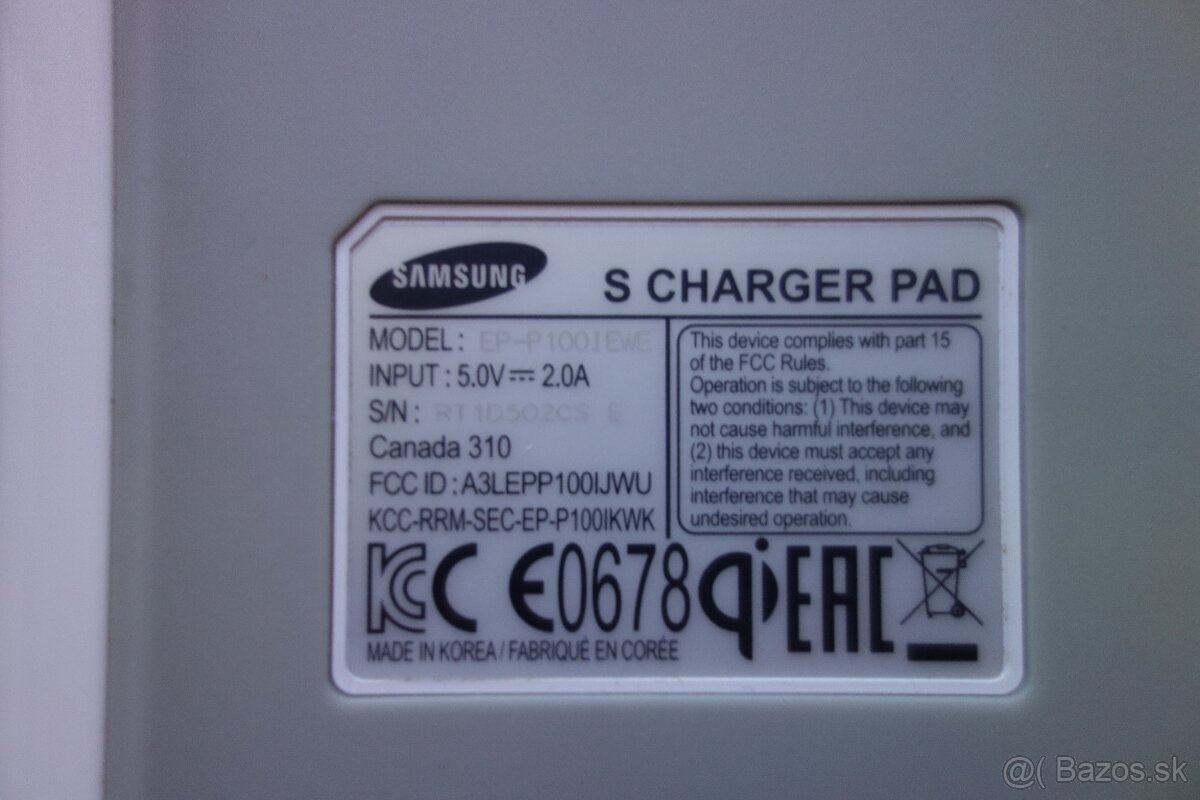 BEZDRôTOVÁ nabíjačka SAMSUNG - 4