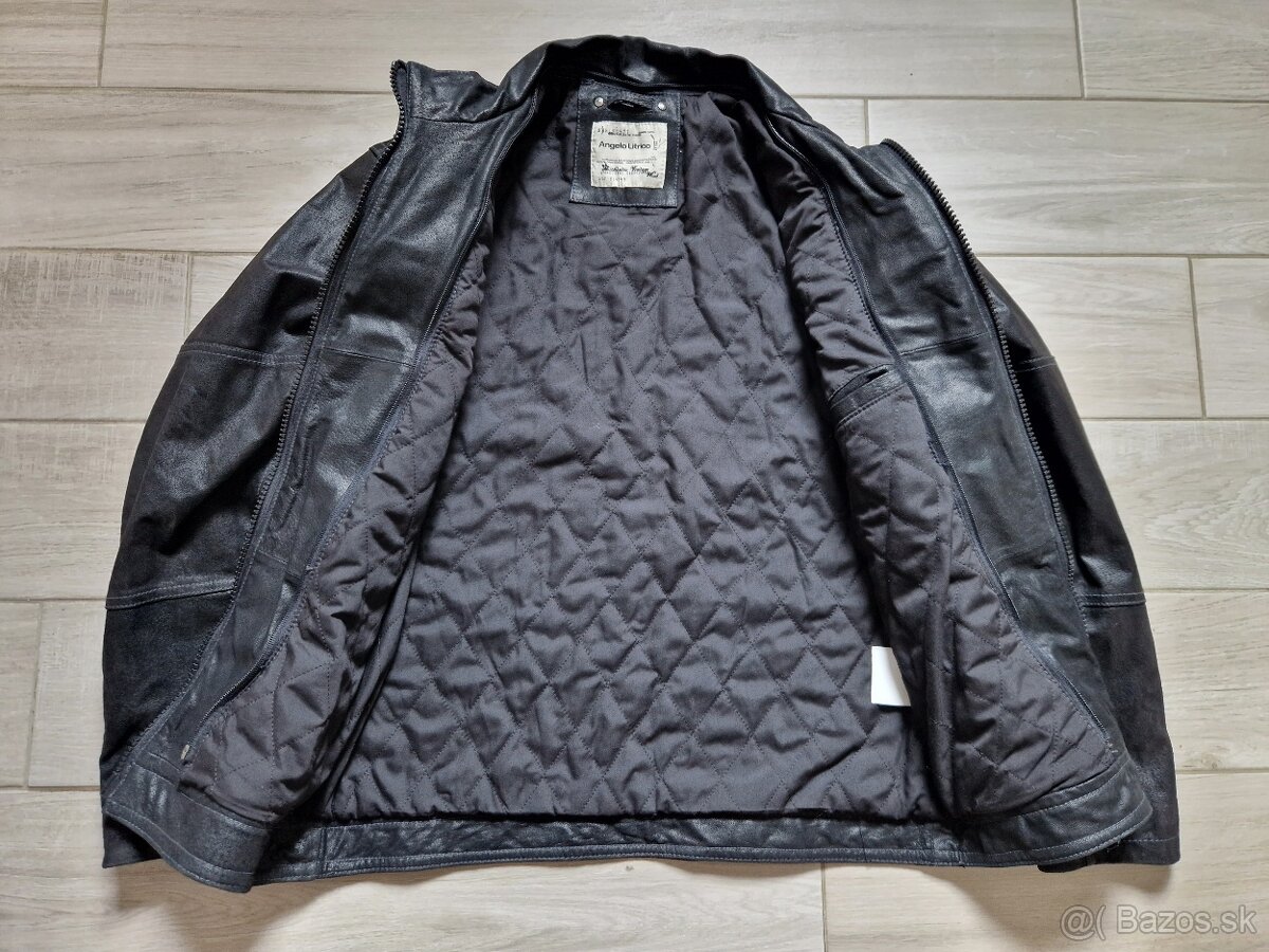 Pánská kožená bunda Angelo Litrico velikost S 1167 - 4